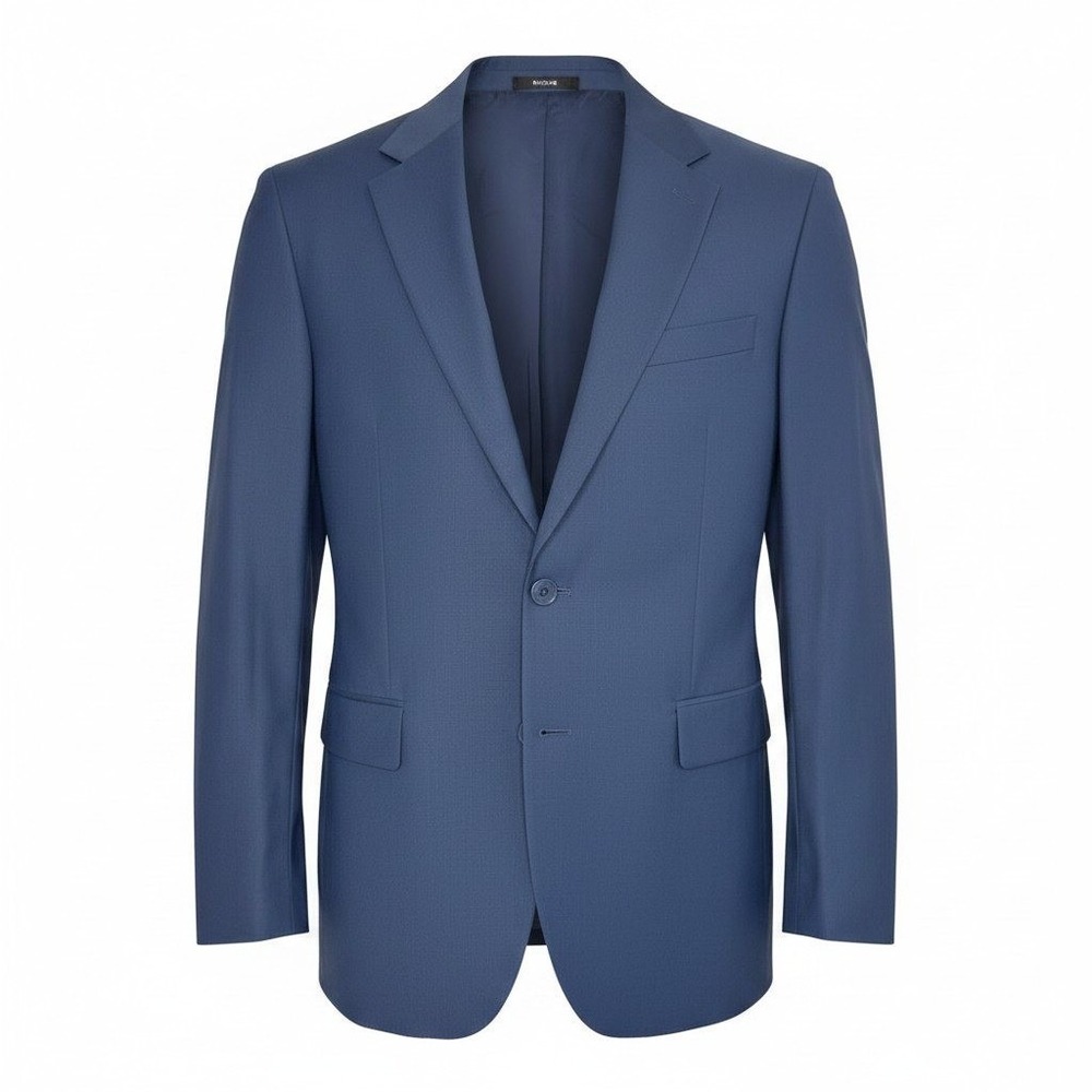 RHONE Mens Commuter Blazer MEDIUM Navy Blue 1 Button Machine Wash Travel